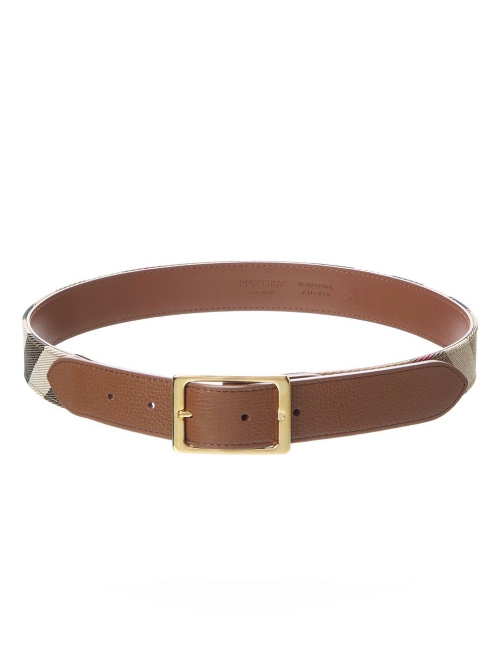 NWT Burberry Check Belt